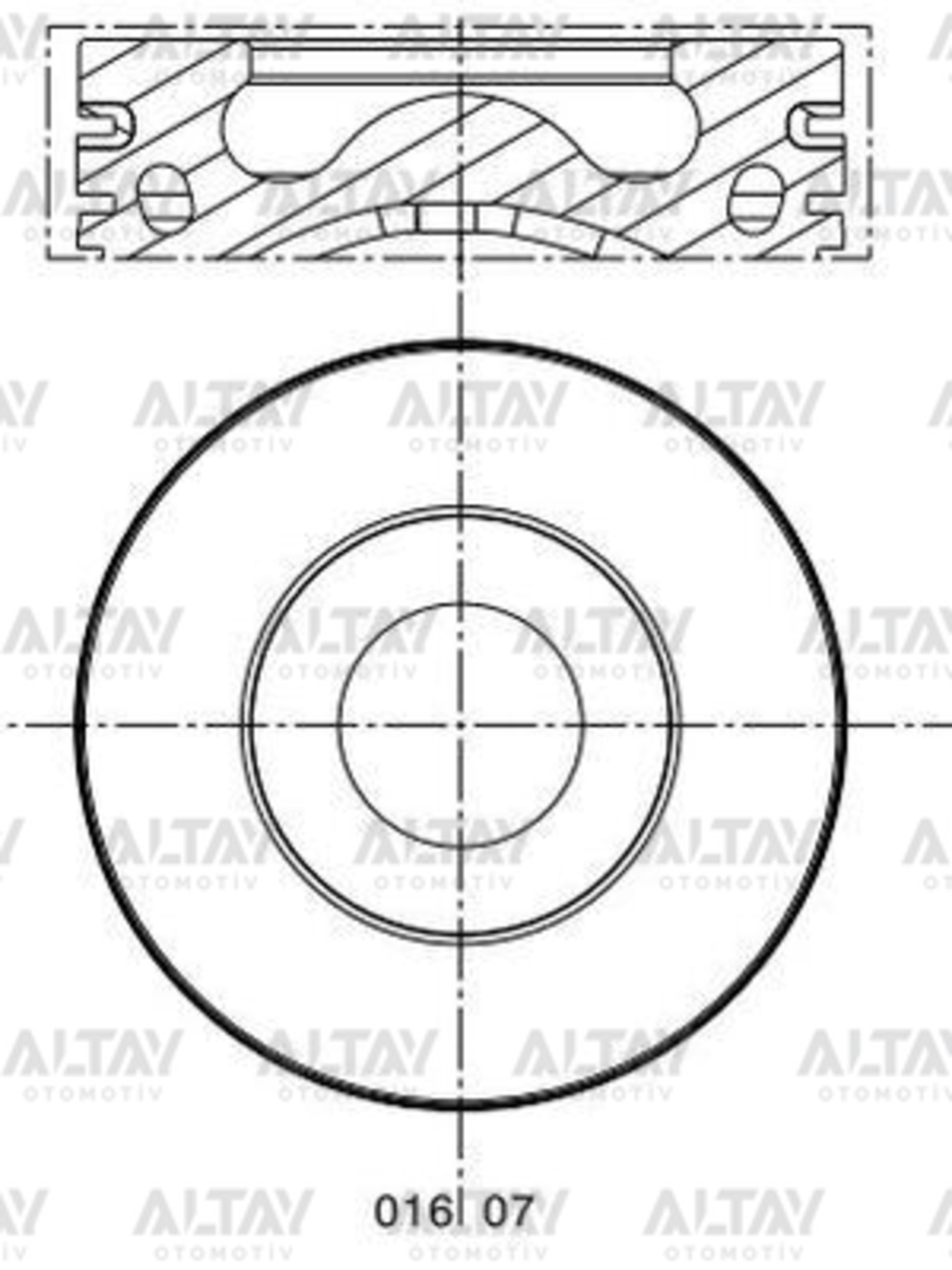 Citroen Jumper Piston Segman 2006- Segmanlı OEM 0628S7